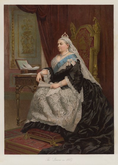 1887年の女王 作： English School